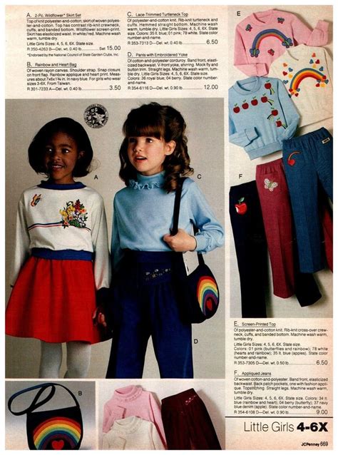 1980s children's fashion|These vintage 80s clothes for girls were charming, chic & totally .